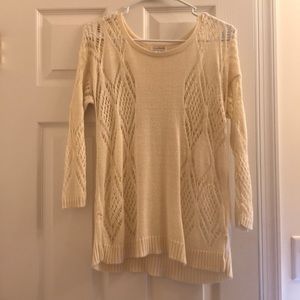 Long Off-White Sweater